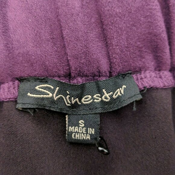 Shinestar Velvet A Line Skirt Small Purple - Picture 3 of 4